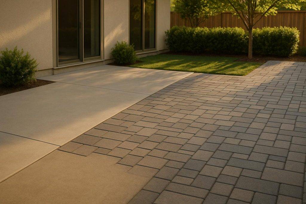 Concrete vs Pavers: Which Costs Less Long-Term?