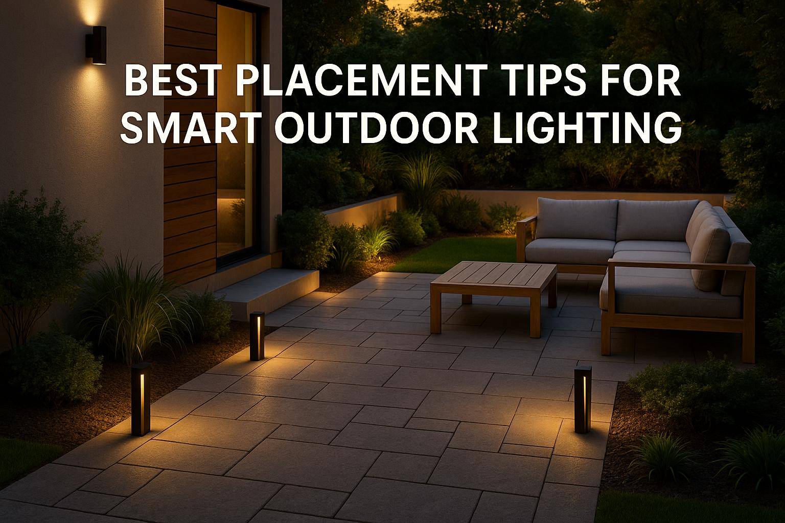Best Placement Tips for Smart Outdoor Lighting - Pacific Pavers
