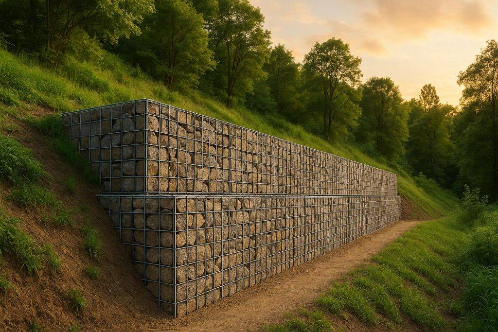 How Gabion Walls Prevent Erosion on Slopes
