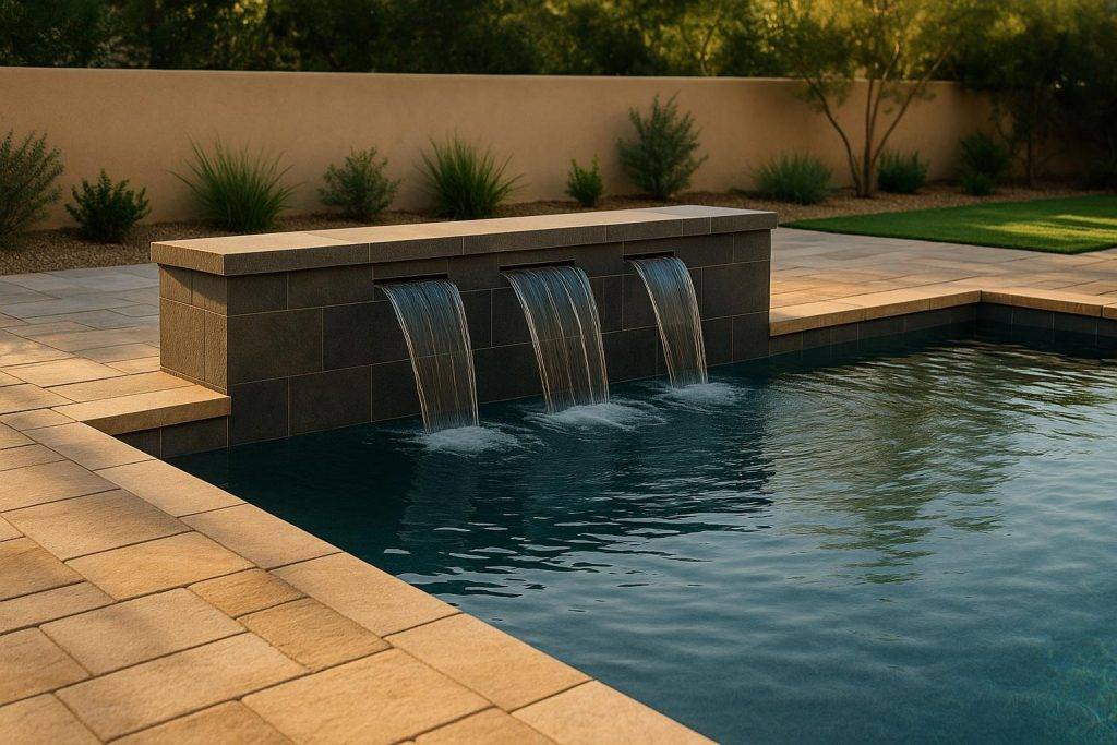Water Features for Stone Pool Decks: 5 Trends