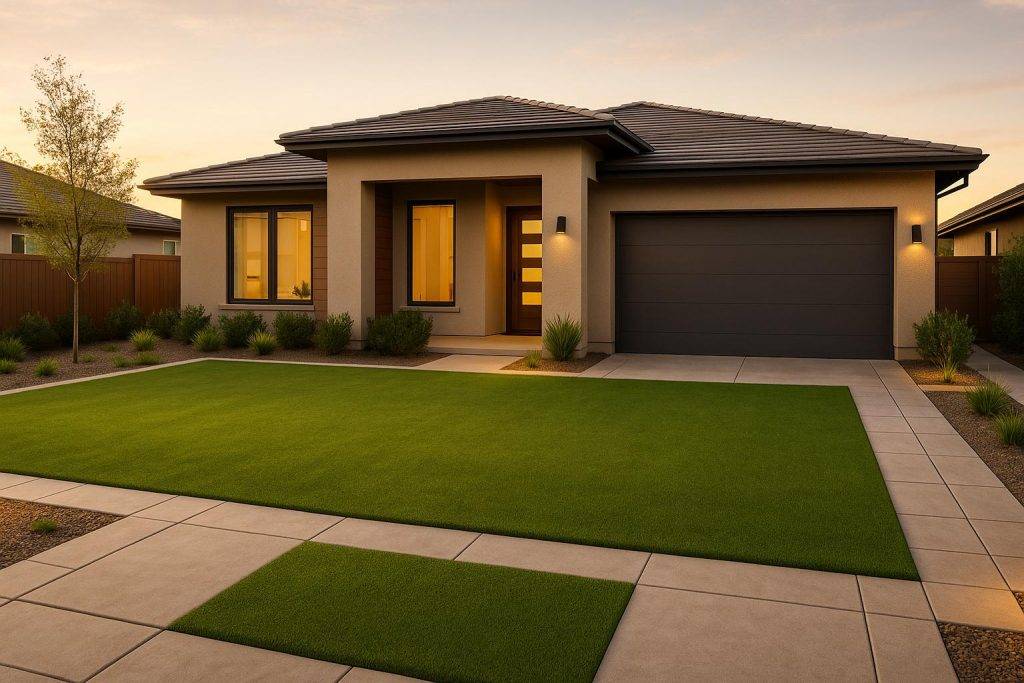 How Synthetic Grass Boosts Home Curb Appeal