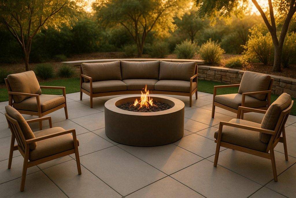 Outdoor Seating Layouts for Firepit Areas