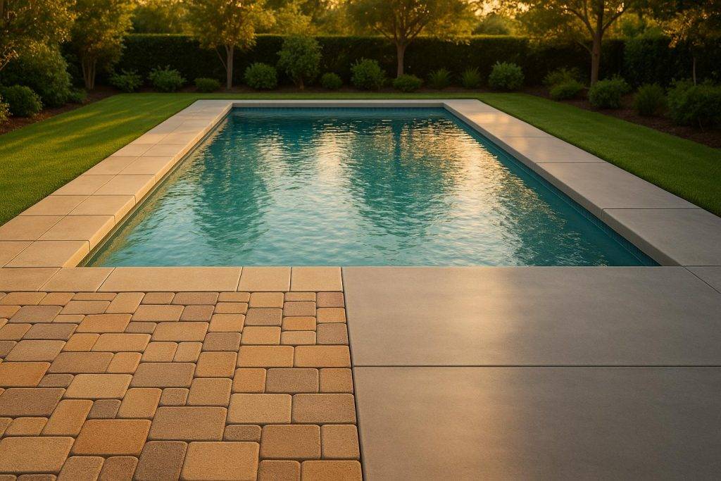 Pavers vs Concrete for Pool Decks